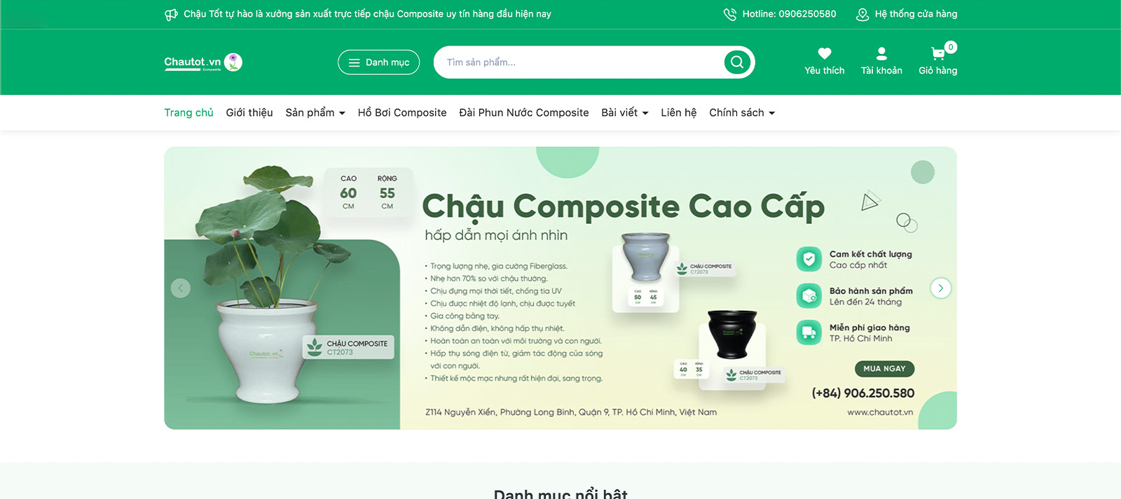 Chậu Tốt Composite